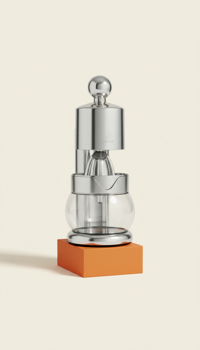 Presse-agrumes design monochrome